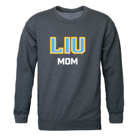 LIU Long Island University Post Pioneers Mom Fleece Crewneck Pullover Sweatshirt