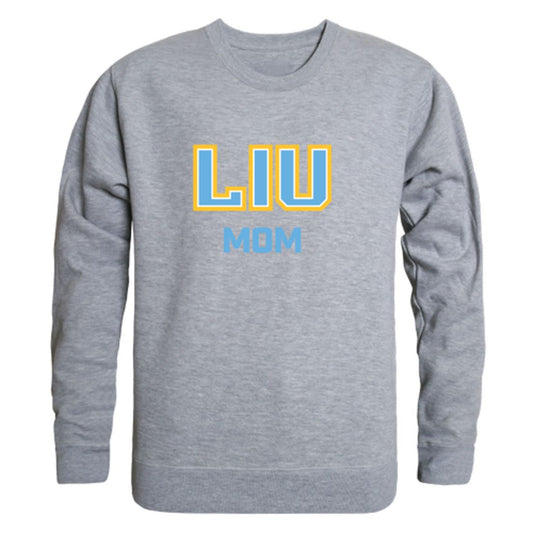 LIU Long Island University Post Pioneers Mom Fleece Crewneck Pullover Sweatshirt