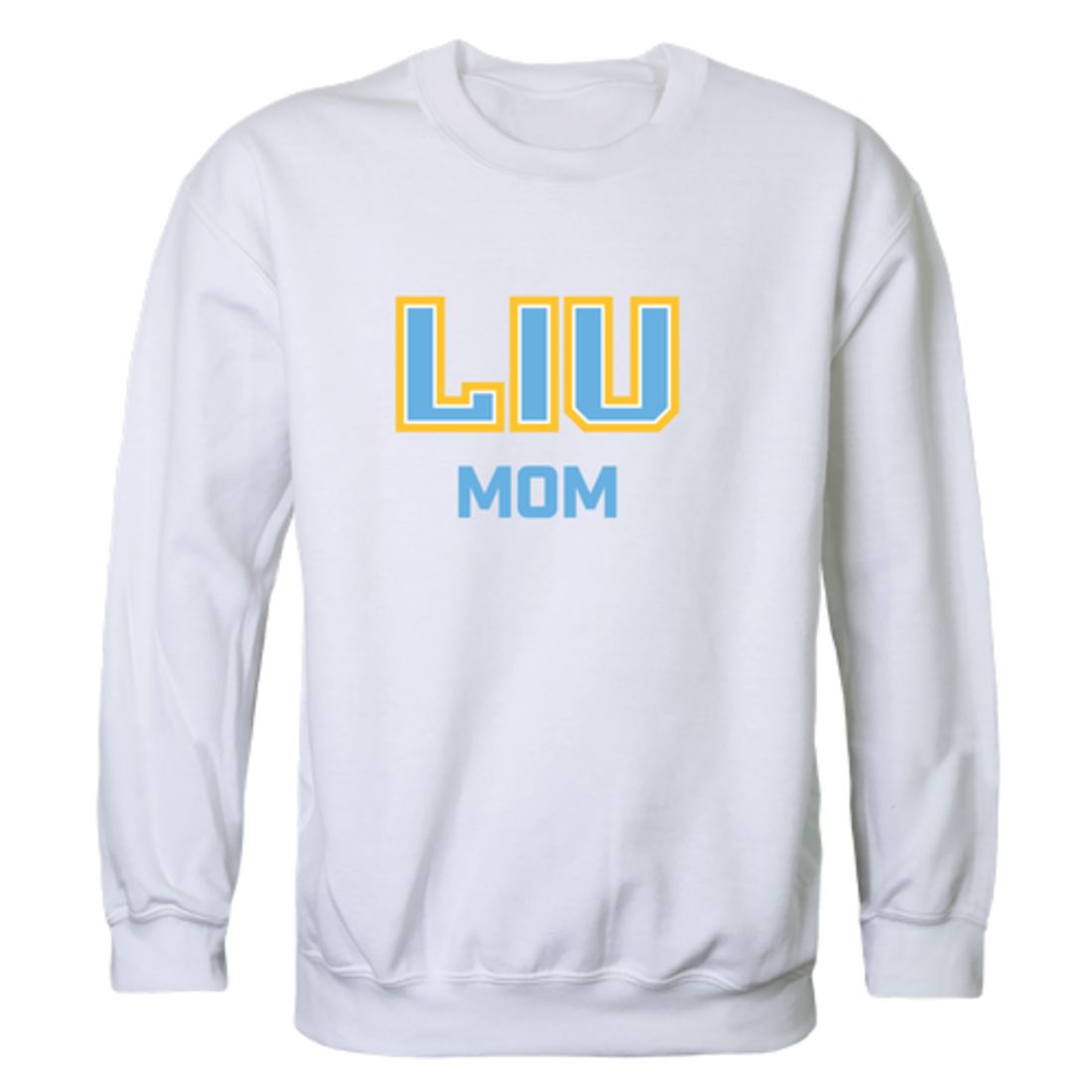 LIU Long Island University Post Pioneers Mom Fleece Crewneck Pullover Sweatshirt