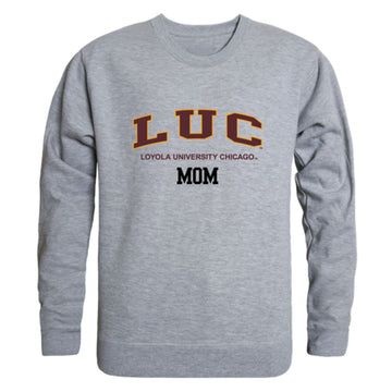 LUC Loyola University Chicago Ramblers Mom Fleece Crewneck Pullover Sweatshirt