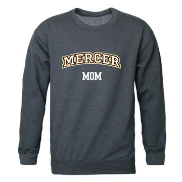 Mercer University Bears Mom Fleece Crewneck Pullover Sweatshirt