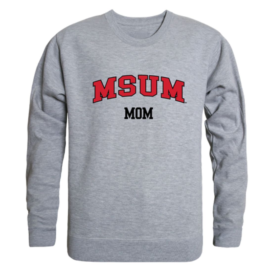 MSUM Minnesota State University Moorhead Dragons Mom Fleece Crewneck Pullover Sweatshirt