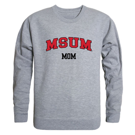 MSUM Minnesota State University Moorhead Dragons Mom Fleece Crewneck Pullover Sweatshirt
