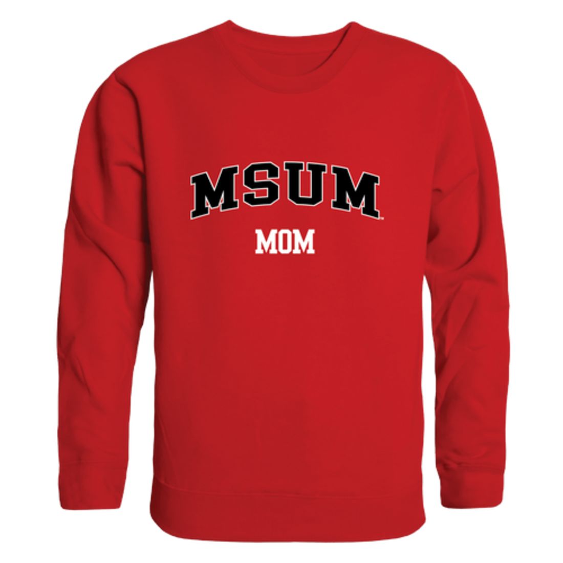 MSUM Minnesota State University Moorhead Dragons Mom Fleece Crewneck Pullover Sweatshirt