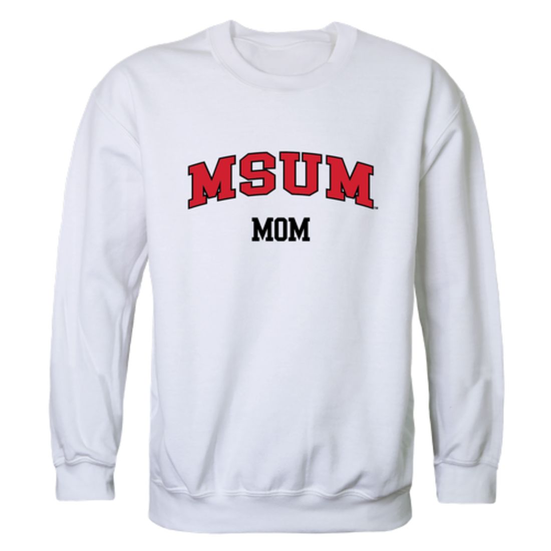 MSUM Minnesota State University Moorhead Dragons Mom Fleece Crewneck Pullover Sweatshirt