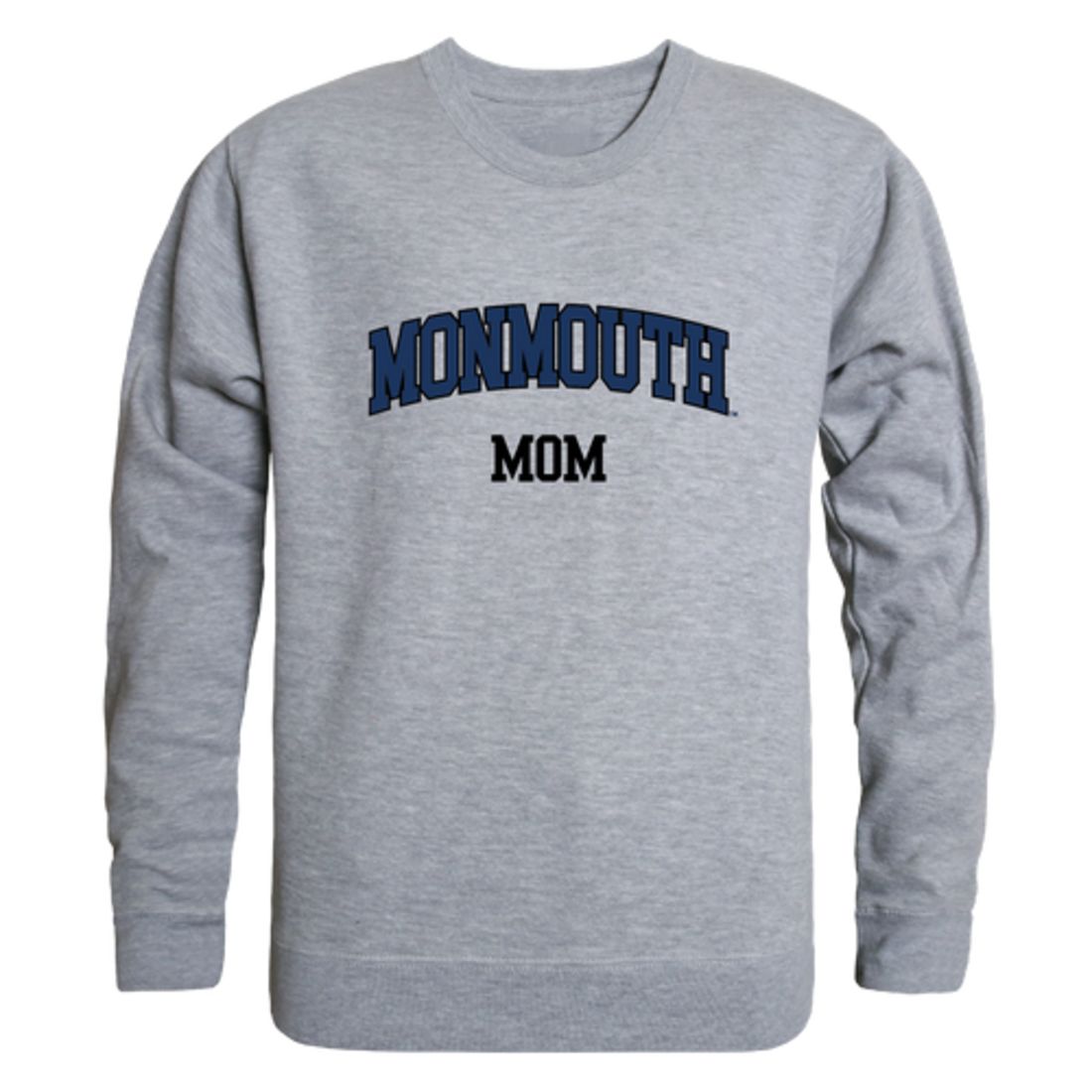 Monmouth University Hawks Mom Fleece Crewneck Pullover Sweatshirt