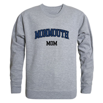 Monmouth University Hawks Mom Fleece Crewneck Pullover Sweatshirt