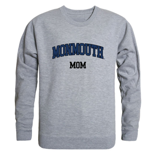 Monmouth University Hawks Mom Fleece Crewneck Pullover Sweatshirt