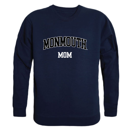 Monmouth University Hawks Mom Fleece Crewneck Pullover Sweatshirt