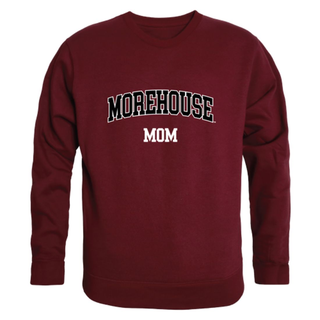 Morehouse College Maroon Tigers Mom Fleece Crewneck Pullover Sweatshirt