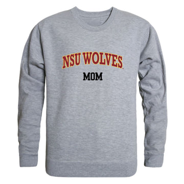 NSU Northern State University Wolves Mom Fleece Crewneck Pullover Sweatshirt