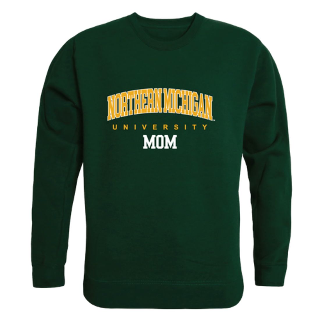 NMU Northern Michigan University Wildcats Mom Fleece Crewneck Pullover Sweatshirt