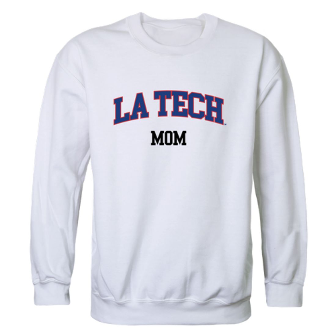 Louisiana Tech University Bulldogs Mom Fleece Crewneck Pullover Sweatshirt