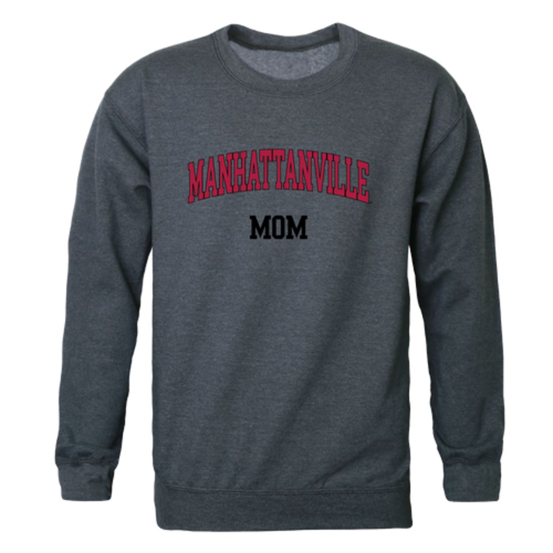 Manhattanville College Valiants Mom Fleece Crewneck Pullover Sweatshirt
