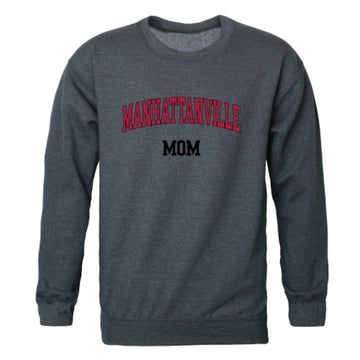 Manhattanville College Valiants Mom Fleece Crewneck Pullover Sweatshirt