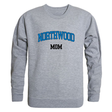 Northwood University Timberwolves Mom Fleece Crewneck Pullover Sweatshirt