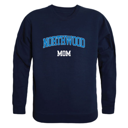 Northwood University Timberwolves Mom Fleece Crewneck Pullover Sweatshirt