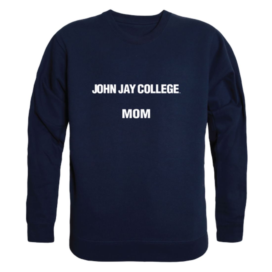 John Jay College of Criminal Justice Bloodhounds Mom Crewneck Sweatshirt