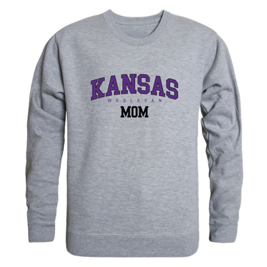 Kansas Wesleyan University Coyotes Mom Crewneck Sweatshirt