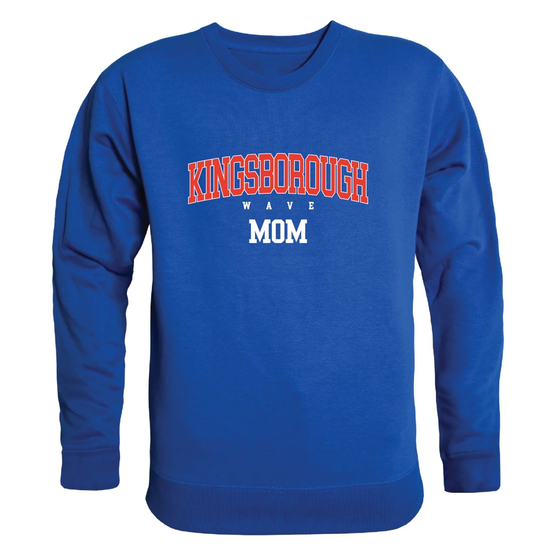 Kingsborough Community College The Wave Mom Crewneck Sweatshirt