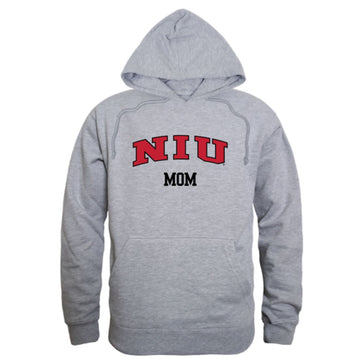 NIU Northern Illinois University Huskies Mom Fleece Hoodie Sweatshirts Heather Grey