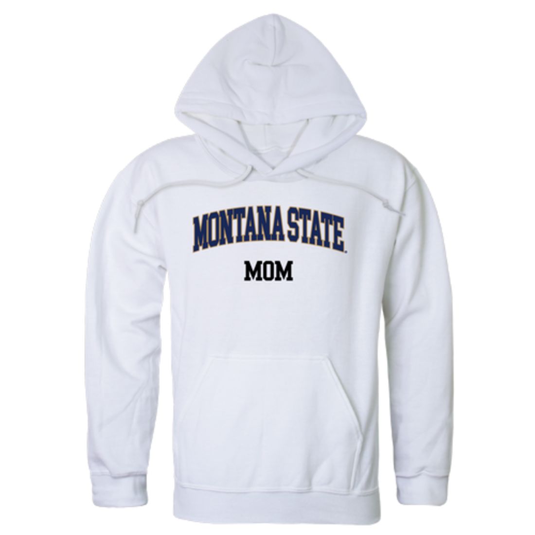 Montana State University Bobcats Mom Fleece Hoodie Sweatshirts Heather Grey