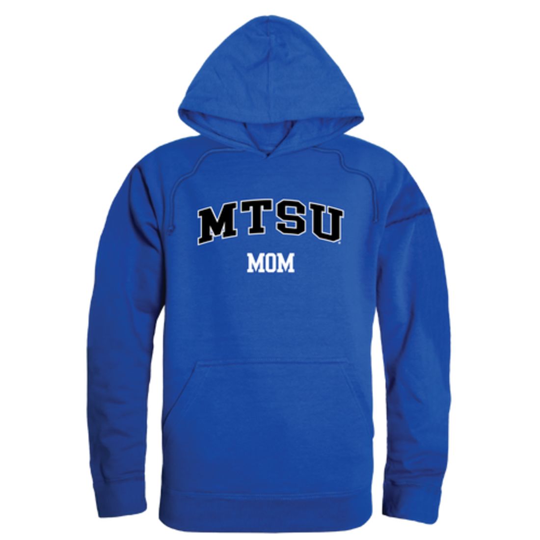 MTSU Middle Tennessee State University Blue Raiders Mom Fleece Hoodie Sweatshirts Heather Grey