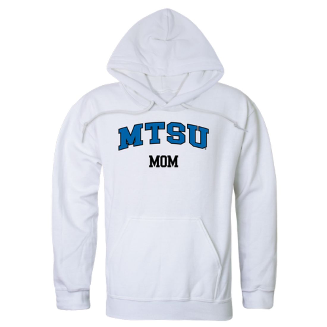 MTSU Middle Tennessee State University Blue Raiders Mom Fleece Hoodie Sweatshirts Heather Grey