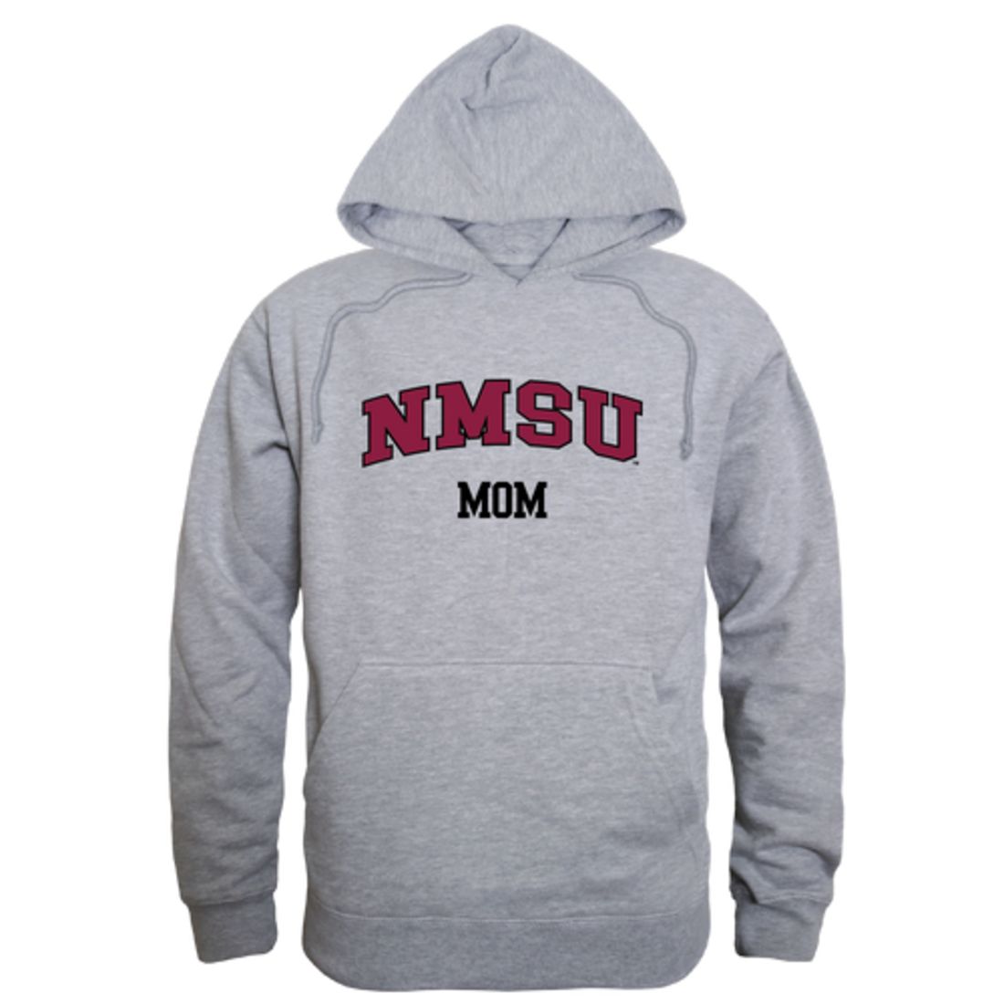 NMSU New Mexico State University Aggies Mom Fleece Hoodie Sweatshirts Heather Grey