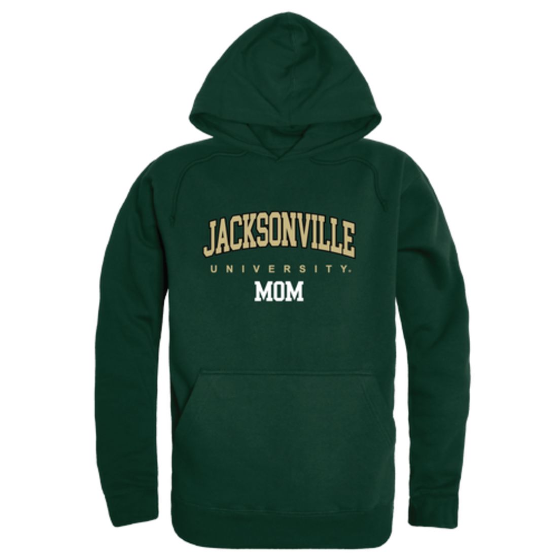 JU Jacksonville University Dolphin Mom Fleece Hoodie Sweatshirts Forest