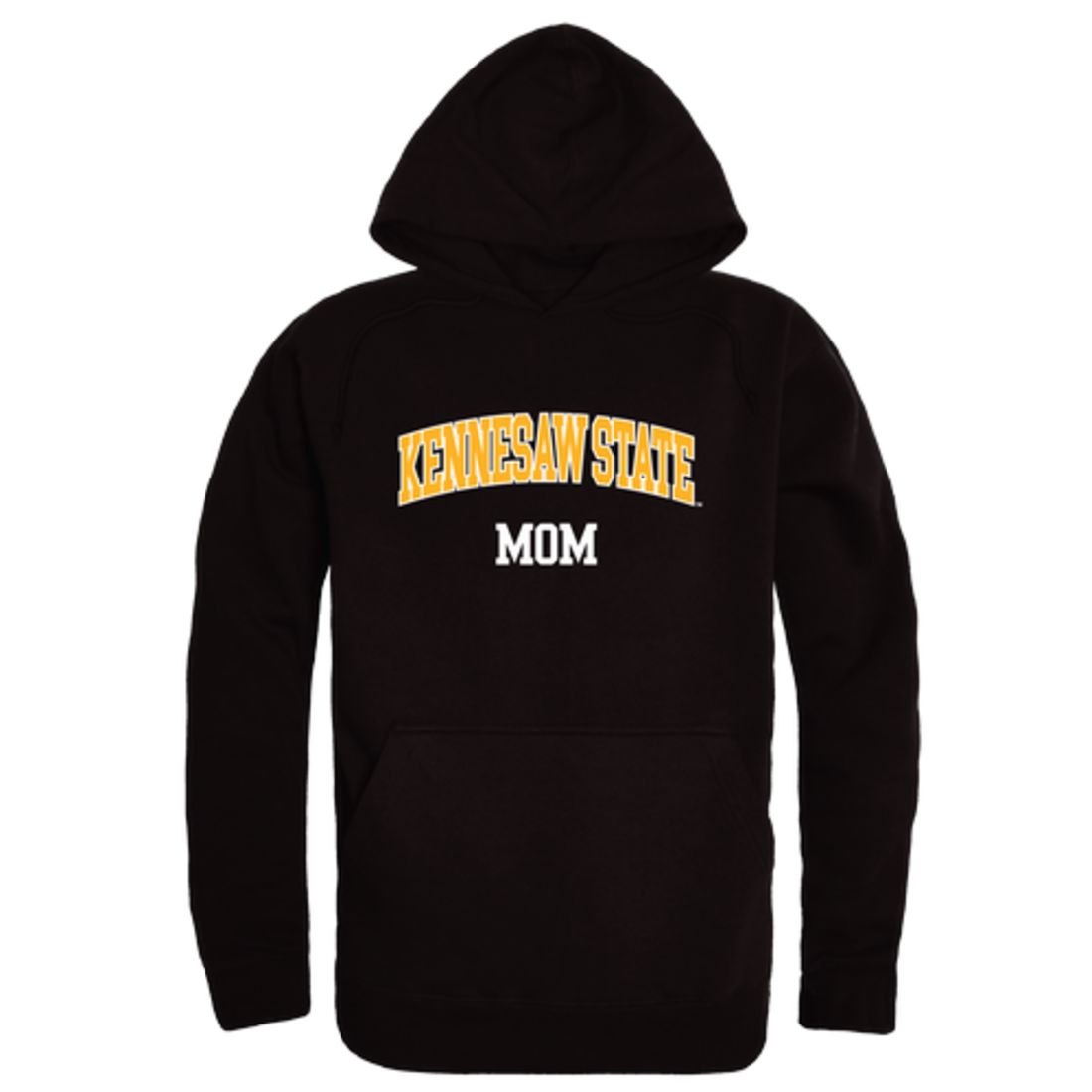 KSU Kennesaw State University Owls Mom Fleece Hoodie Sweatshirts Black