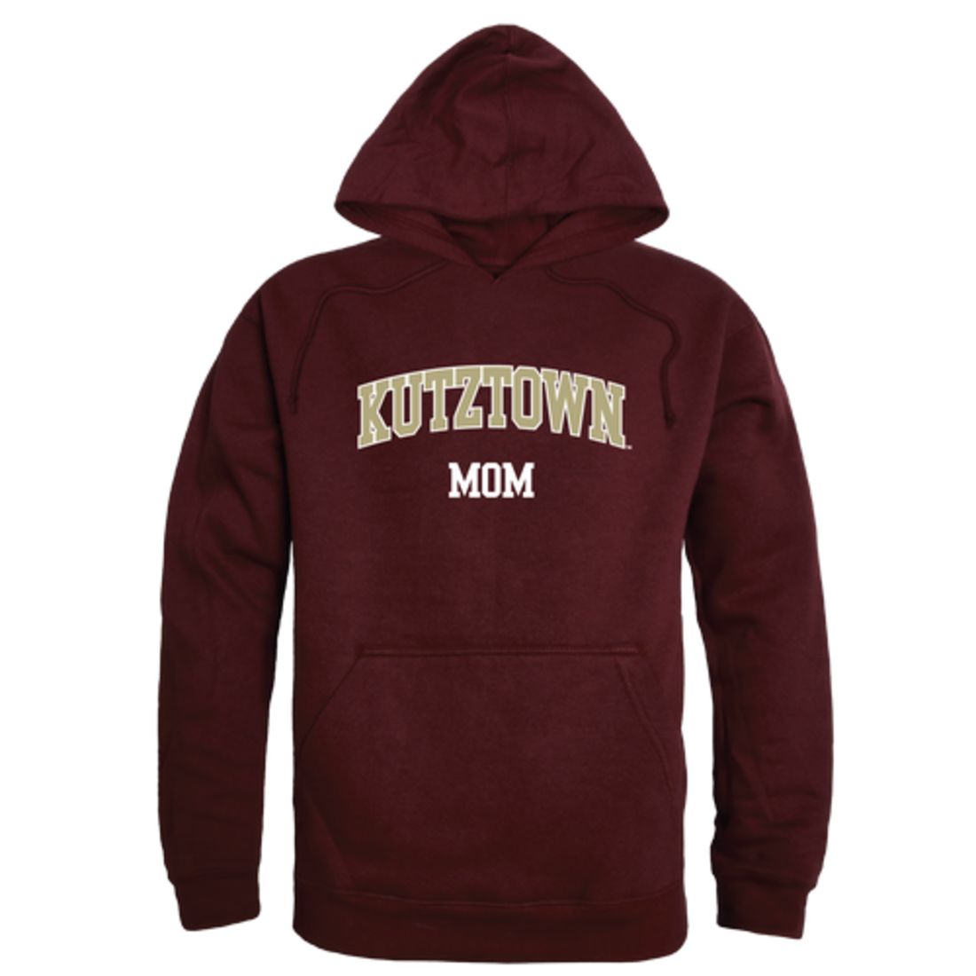 Kutztown University of Pennsylvania Golden Bears Mom Fleece Hoodie Sweatshirts Heather Grey