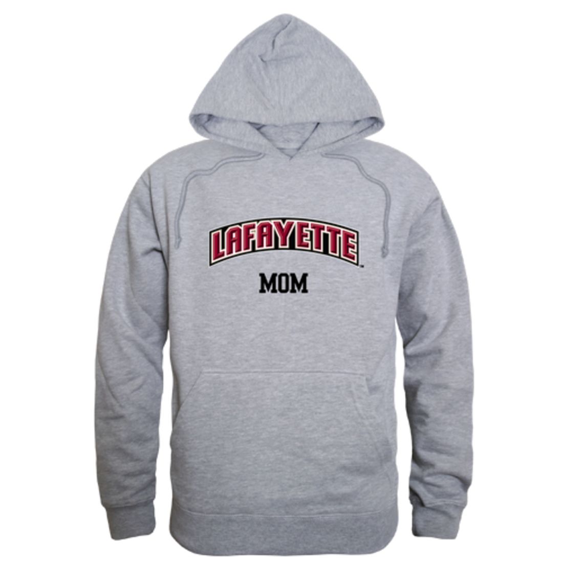 Lafayette College Leopards Mom Fleece Hoodie Sweatshirts Heather Grey