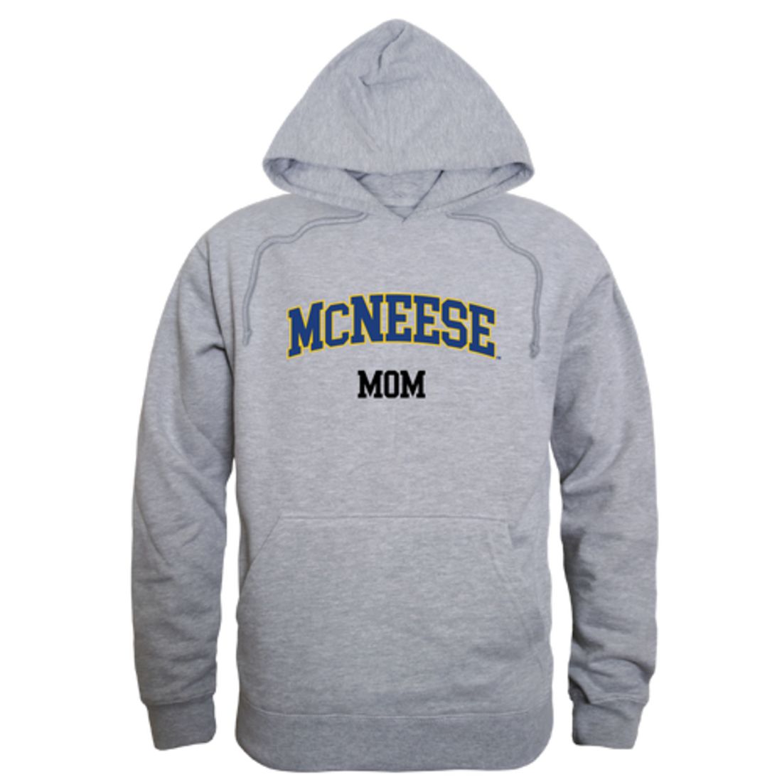 McNeese State University Cowboys and Cowgirls Mom Fleece Hoodie Sweatshirts Heather Grey