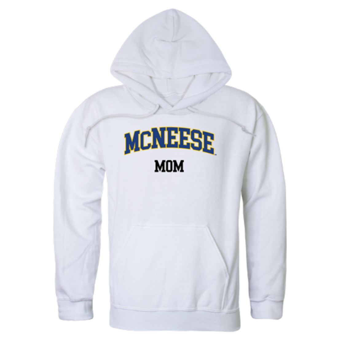 McNeese State University Cowboys and Cowgirls Mom Fleece Hoodie Sweatshirts Heather Grey