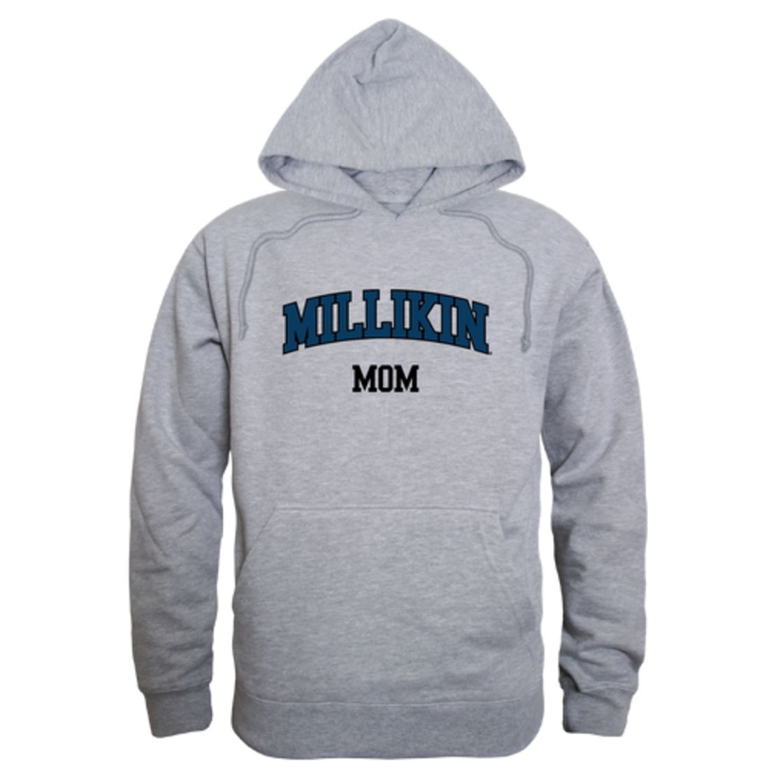 Millikin University Big Blue Mom Fleece Hoodie Sweatshirts Heather Grey
