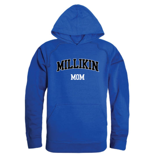 Millikin University Big Blue Mom Fleece Hoodie Sweatshirts Heather Grey