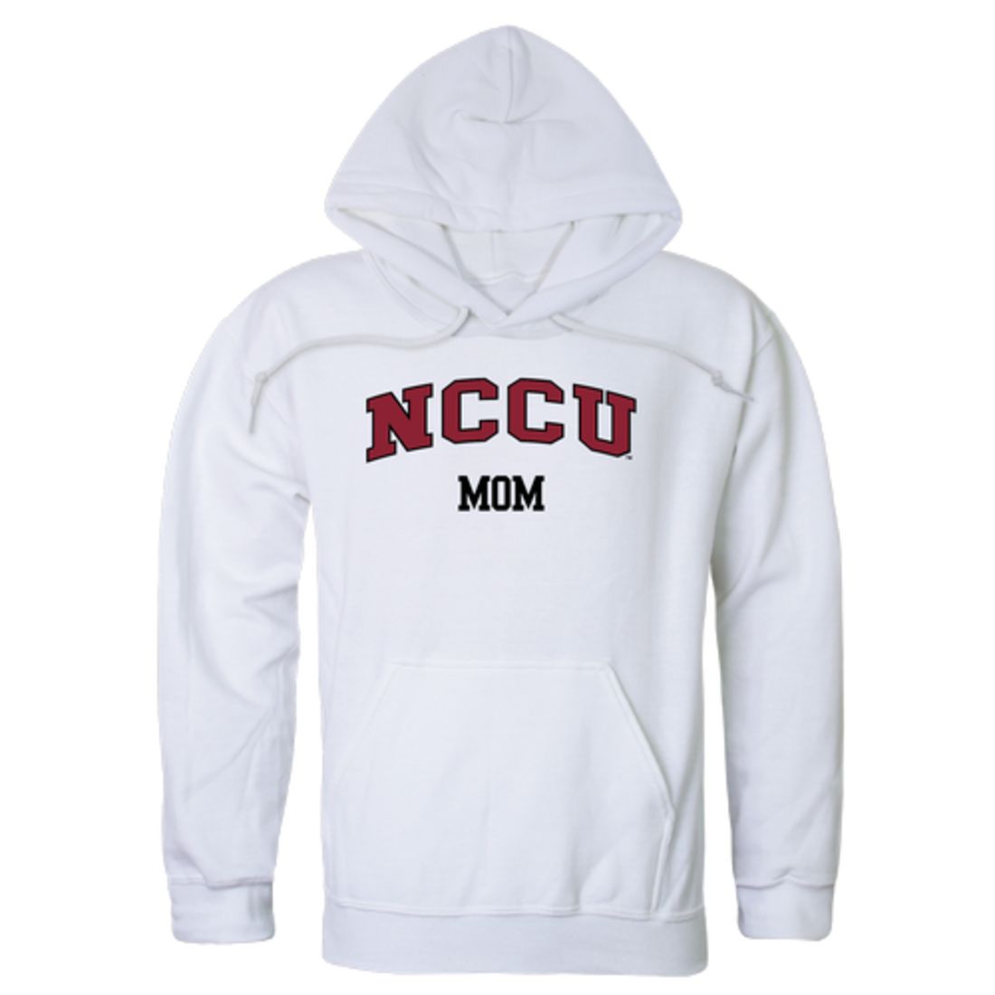NCCU North Carolina Central University Eagles Mom Fleece Hoodie Sweatshirts Heather Grey
