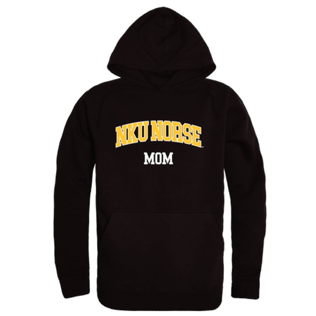 NKU Northern Kentucky University Norse Mom Fleece Hoodie Sweatshirts Black