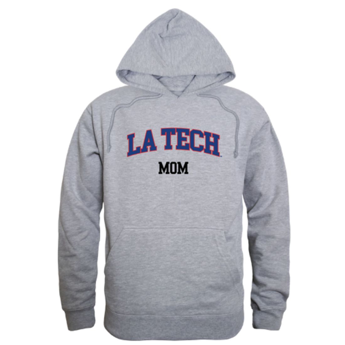 Louisiana Tech University Bulldogs Mom Fleece Hoodie Sweatshirts Heather Grey