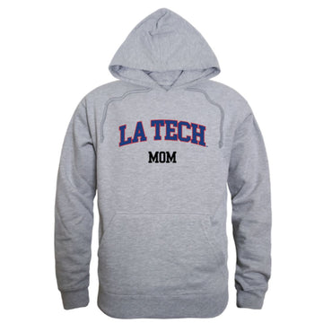 Louisiana Tech University Bulldogs Mom Fleece Hoodie Sweatshirts Heather Grey