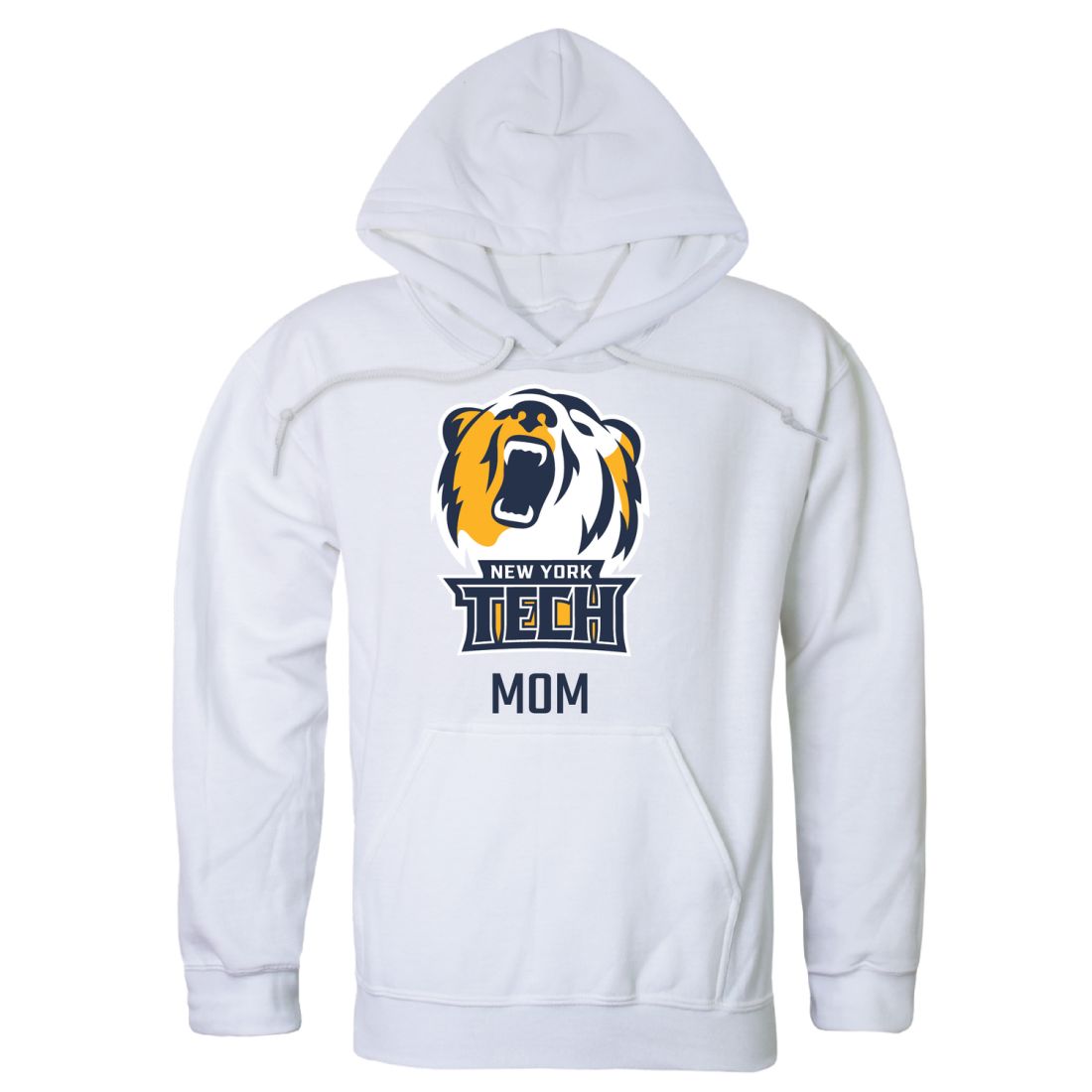 New York Institute of Technology Bears Mom Fleece Hoodie Sweatshirts