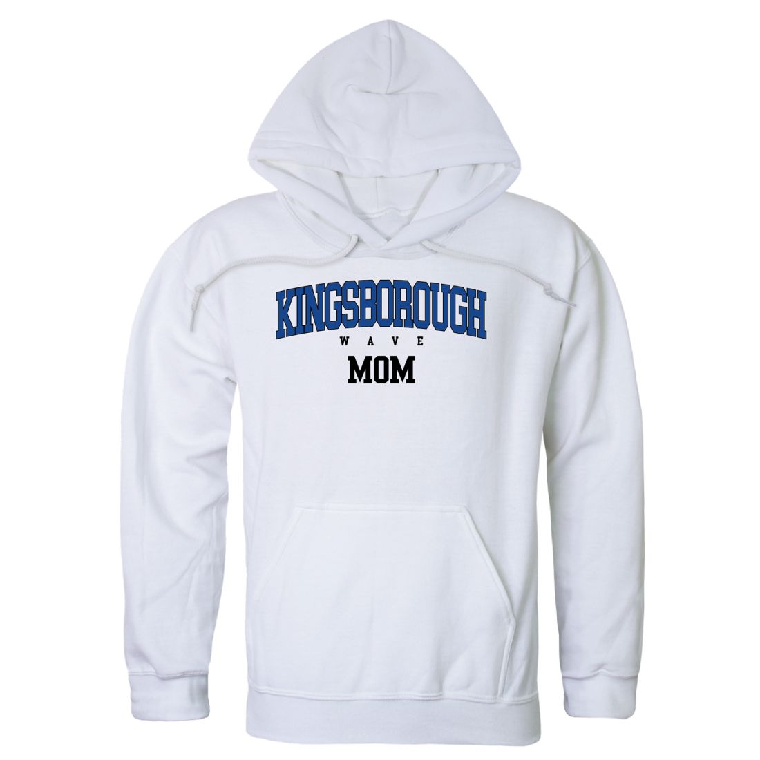 Kingsborough Community College The Wave Mom Fleece Hoodie Sweatshirts