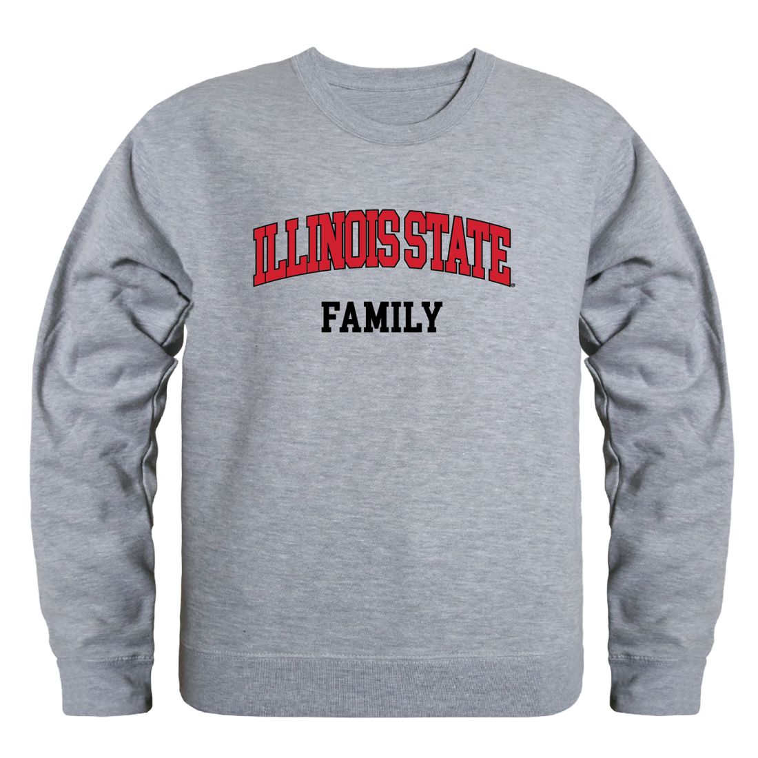 ISU Illinois State University Redbirds Family Fleece Crewneck Pullover Sweatshirt