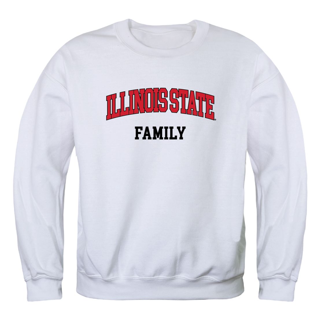 ISU Illinois State University Redbirds Family Fleece Crewneck Pullover Sweatshirt