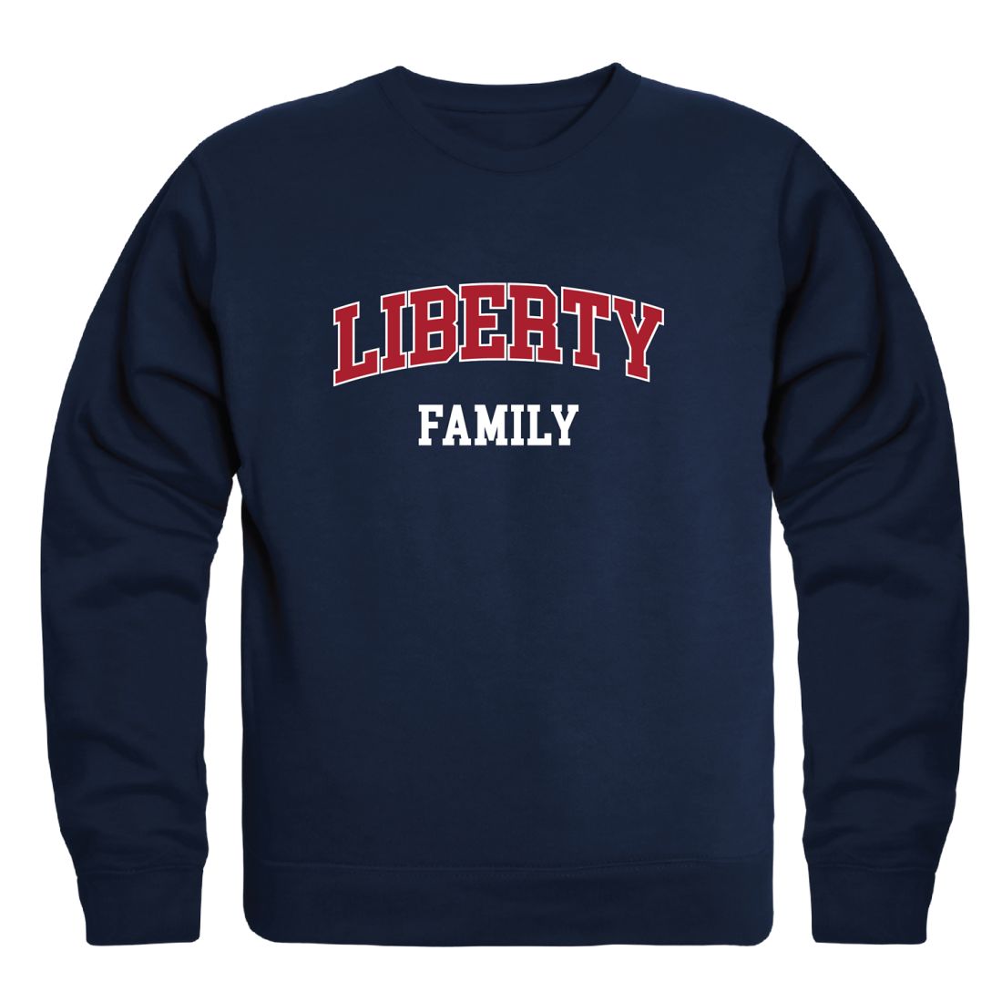 Liberty University Flames Family Fleece Crewneck Pullover Sweatshirt