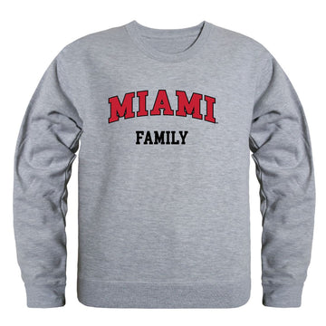 Miami University RedHawks Family Fleece Crewneck Pullover Sweatshirt