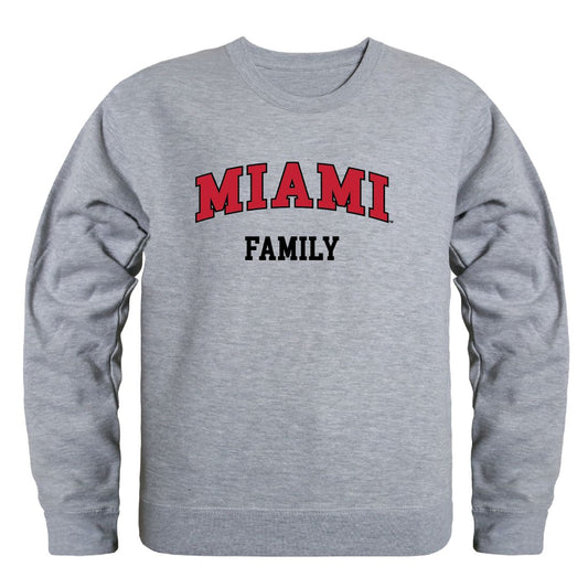 Miami University RedHawks Family Fleece Crewneck Pullover Sweatshirt