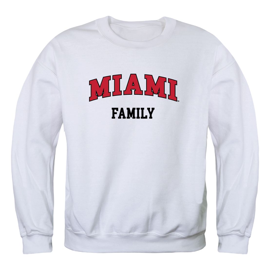 Miami University RedHawks Family Fleece Crewneck Pullover Sweatshirt