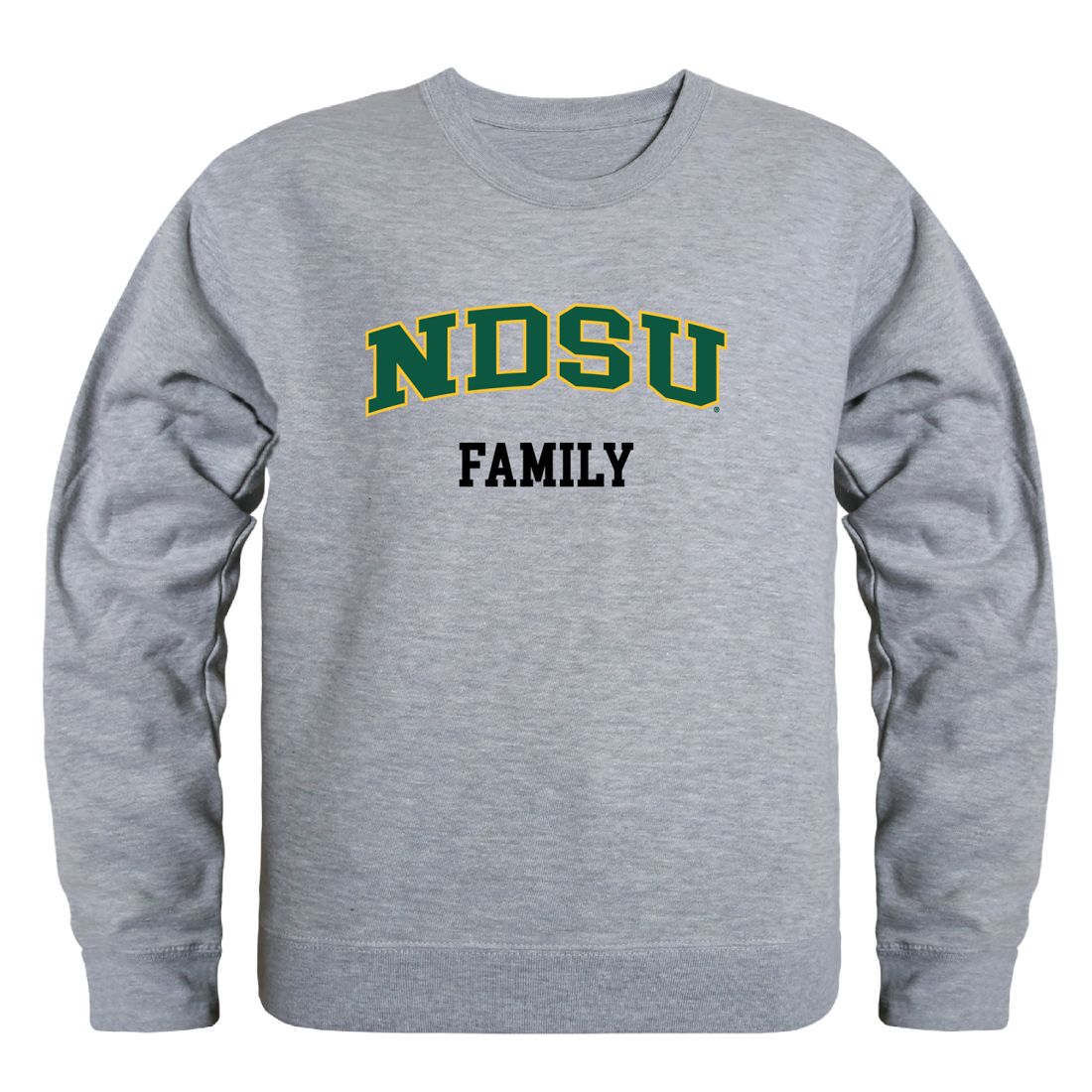 NDSU North Dakota State University Bison Thundering Herd Family Fleece Crewneck Pullover Sweatshirt